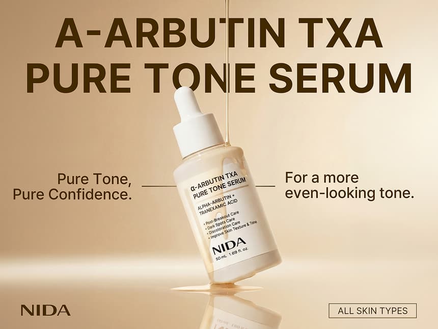 NIDA α-Arbutin TXA Pure Tone Serum — detalle 1