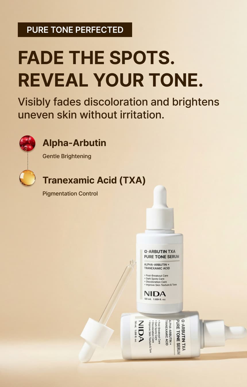 NIDA α-Arbutin TXA Pure Tone Serum — detalle 3